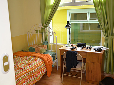 Chambre individuelle Exemple Résidence de l'école, Costa Rica séjours linguistiques