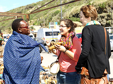 Participants aux séjours linguistiques d'anglais au Cap