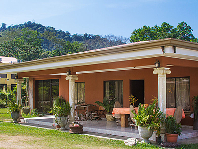 Esempio di terrazza privata, vacanze linguistiche Playa Jacó