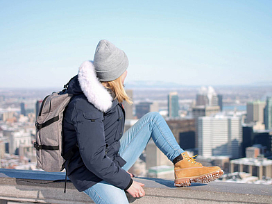 Blick über Montréal während deiner Sprachreise, eine inspirierende Kulisse, um Französisch im Ausland zu lernen