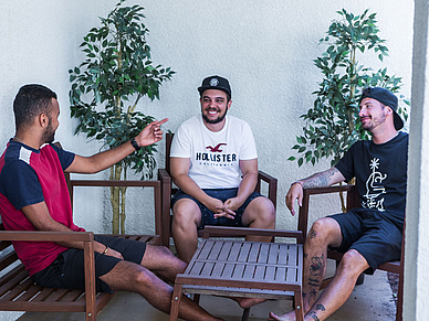 Sitzecke - Pacifc Beach Superior Apartment, Sprachreise San Diego