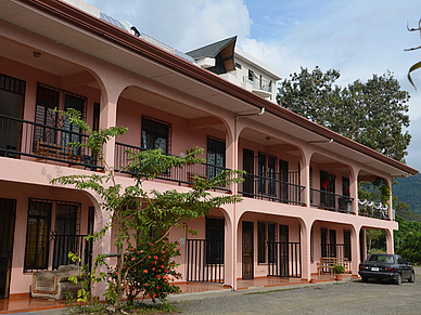Vista esterna degli appartamenti, vacanza linguistica in Costa Rica