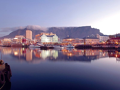 Ambiance du soir sur le V&A Waterfront - Séjour linguistique Cape Town