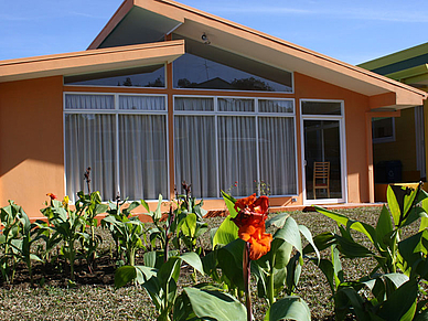 Vue extérieure de la résidence de l'école, Coronado, Costa Rica séjours linguistiques
