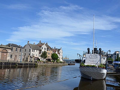 Waterfront in Edinburgh, Englisch Sprachreisen für Erwachsene