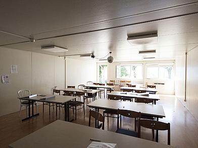 Klassenzimmer für die Englisch Ferienkurse in Leysin - Sprachcamp in der Schweiz