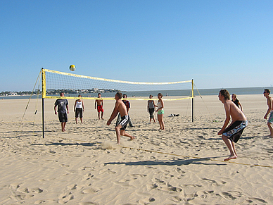 Beach-volley sur la plage