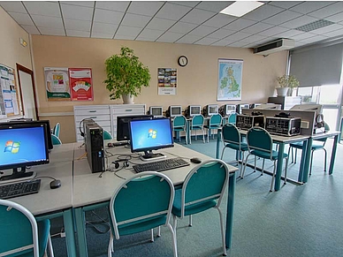 Salle d'apprentissage interactive