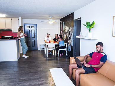 Cucina e sala comune - Appartamento Pacifc Beach Superior, Viaggio studio San Diego