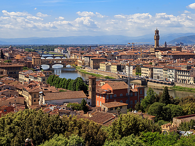 Stadtansicht Florenz, Italien