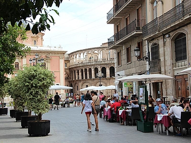 Altstadt Valencia, Spanisch Sprachreisen für Schüler
