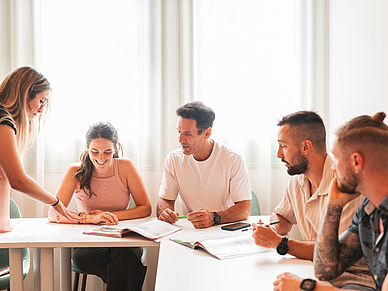 Sprachschüler in Barcelona