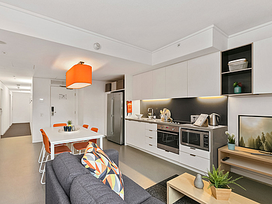 Aufenthaltsbereich in der Residenz