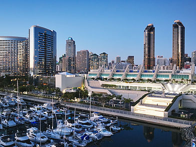 Lo skyline di San Diego - motivo fotografico durante il vostro soggiorno linguistico negli USA