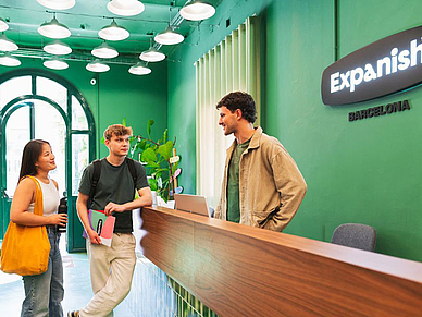 Eingangsbereich Sprachschule