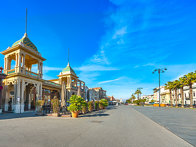 Stadtansicht Viareggio, Italien