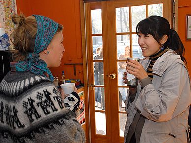 Kaffeepause in Santiago de Chile, Spanisch Sprachreisen für Erwachsene