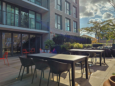 Garten Studentenwohnheim