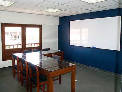 Klassenzimmer der Sprachschule Maximo Nivel in Peru