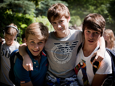 Participants au programme scolaire - Ecole de langue française de Vichy