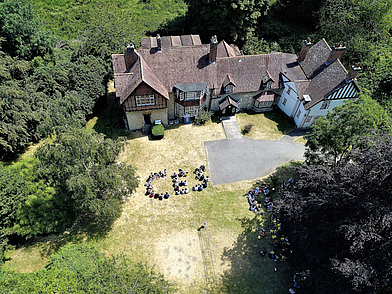Campus der Sprachschule in Oxford mit Garten für internationale Sprachreisen und Englisch lernen in England