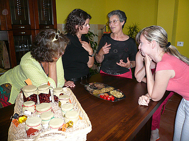 Socializzare con una famiglia ospitante, corso di lingua di San Remo