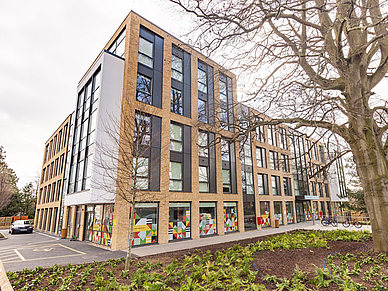 Bâtiment de la résidence étudiante Beech House à Oxford près de l'école de langue pour ton séjour linguistique et tes cours d'anglais en Angleterre