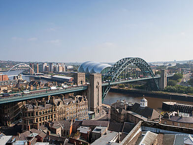 Imparare l'inglese a Newcastle con una vista mozzafiato sulla città
