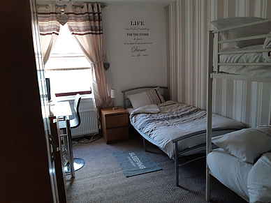 Esempio di camera in una casa privata, vacanze linguistiche in Scozia per studenti