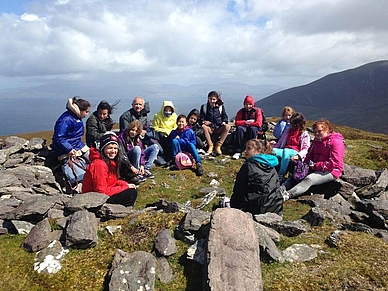 Ausflug mit anderen Teilnehmern, Englisch Sprachschule Cahersiveen