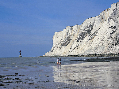 Klippen bei Eastbourne, Englisch Sprachreisen für Erwachsene