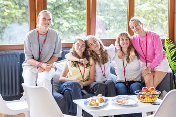 Sprachschüler bei ihrem Sprachaufenthalt in Spa - Ferrières, Belgien 